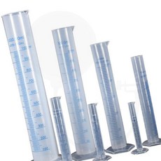실험용 메스실린더 세트 눈금 플라스틱 플라스크 계량 용기, 메스실린더100mL