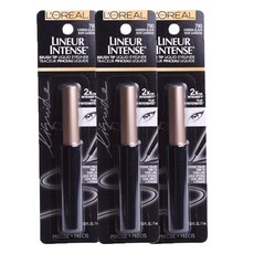 로레알파리 인텐스 브러쉬 팁 리퀴드 아이라이너 7ml, Carbon Black, 3개