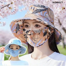 hihia-831 여성 썬캡 마스크 자외선 차단 페이스 모자 아웃도어 UV 차단 모자 여름용 햇빛 차단 캡 페이스 커버 여성 모자 마스크 부착 썬캡