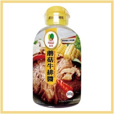 品高 燒肉 烤肉 醬汁, 1個, 蘑菇牛排醬 300g