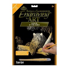 [ 1231143 ] 로열 브러시 금박 인그레이빙 아트 키트 20.3cm x 25.4cm(8인치