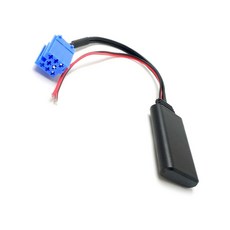 AUX 어댑터 마이크 자동차 블루투스 호환 8핀 커넥터 케이블, Without micphone