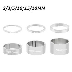 헤드셋 심 키트 포크 높이 조정용 자전거 스템 와셔 스페이서, 1개, 4. Silver suit