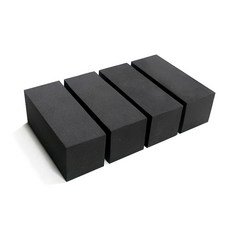 순정형 빅 스펀지 도어가드 블랙 4P 문콕방지 가드 자동차, 4개