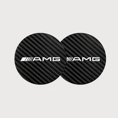 호환 2개 차량 컵홀더 매트 미끄럼 방지 패드 (AMG B W206 W211 W212 W201 W210 W168 GLC W176 W124 W126 W, 01 CF