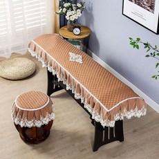 天逸格190g/m²加厚防塵古箏罩簡約現代中國風家用, 名勝咔（琴罩加凳罩）+送指甲, 1個