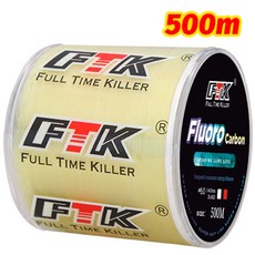 FTK 플루오로카본 코팅 낚시 루어 라인 300M 500M 4.13-34.32LB 0.14-0.5mm 탄소 섬유 플라이 낚시 라인 슈퍼 소프트 Pesca, [01] 2.0-0.23mm-9.48LB, [31] 003-500m, 1개