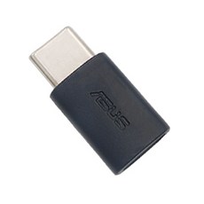 華碩 ASUS Micro USB to Type-c 轉接頭 OTG USB-C QC3.0 快充, 深灰色