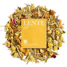 렌테 lente 플라워 캐모마일 선물용 블렌딩 허브차세트, 1세트, 8개입, 2g