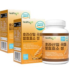 호라산 밀 곡물 발효 효소 콤부차 정 식약처 HACCP 인증, 2개, 90정