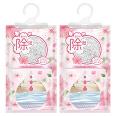 可掛式櫻花香除濕袋 (2入), 205g, 1個