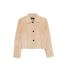 아르마 버튼 스웨이드 재킷