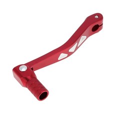INFINAUTO 야마하 TTR 50cc 알루미늄 합금 페달 시프트 레버 암용 접이식 오토바이 기어 시프터 레버 암 레드