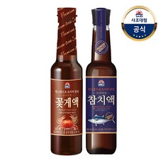 사조대림 프리미엄참치액 550ml 1개 +프리미엄꽃게액 550ml 1개, 2개