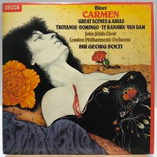[중고LP] BIZET 비제 (CARMEN 카르멘 : TROYANOS/DOMINGO/TE KANAWA/VAN DAM) 런던 필하모닉 오케스트라 영국반 LP