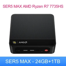 비링크 미니 PC 데스크탑 게이밍 컴퓨터 SER5 MAX AMD 라이젠 R7 7735HS 6800U 6800H R5 5500U 16GB 32GB 5, 01 China Mainland, 02 7735HS 1TB