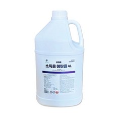 보라미제약 소독용 에탄올 83% 4L 1통 의약외품 피부소독 의료용 병원용 상처 소독알콜, 1개