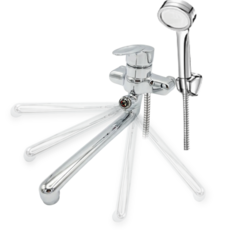 국산 180도 ubr 샤워 수전 세트, 1개, 크롬