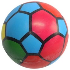 錸 PU發泡球 彩色玩具球 直徑95mm PU安全球 幼教體能專用球, 一個入(隨機出貨), 1個