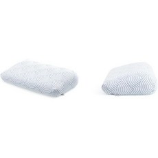 Tempur 템퍼 텐퓰르(Tempur ) 베개 마쿠라 이즈 서포트 저반발 부드러운 높이를 바꿀 수 있는 S 높이 약 8.5/4.2cm 214465, 화이트, S+M 사이즈 세트