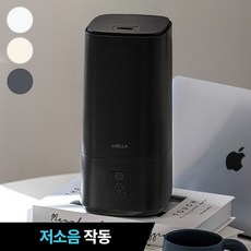 르엘라 저소음 초음파 미니가습기, 차콜그레이