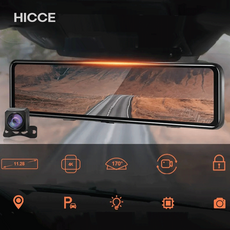 룸미러형 블랙박스 대시 캠 4k GPS WIFI, A. 화이트 미러