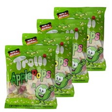 트롤리 애플 팝스 100g 사과맛 젤리 *수량선택가능*, 4개