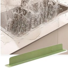 말괄량이잡화 씽크대문 물튀김방지 물막이실리콘, 1개, 크림