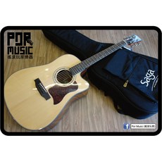 【搖滾玩家樂器】全新 SAGA D-201C D201C 雲杉單板 吉他 附原廠厚琴袋 MARTIN TAYLOR參考, 1個