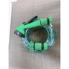 【醬米資材】五段式噴槍10米強化包砂管組 - 五段水花 耐磨耐用 園藝清潔必備, 1個