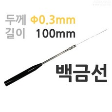 화학 불꽃 반응 백금선 0.3mm 100mm 정밀 체험학습 탐구심 실험