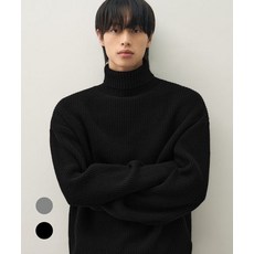 [백화점 정품] 드로우핏 드로우핏램스 울 하찌 터틀넥 니트 2color