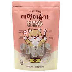 다먹어줄개 강아지 가수분해 덴탈껌 하이포알러제닉, 1개, 200g, 가수분해 닭고기