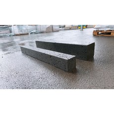 IN테리어 [100 x 100mm] 현무암 경계석 자연석 원예 조경 인테리어, 30kg, 1개, 100x100x1000mm