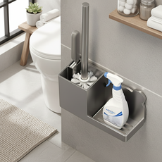 에이솜 욕실 청소솔 욕실 청소도구 화장실 청소솔 화장실 변기솔 변기 청소솔, 1세트, 그레이