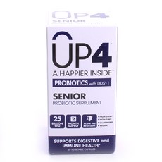 UP4 益生菌DDS-1老年人250億素食膠囊 素食 無麩質, 1個, 60入