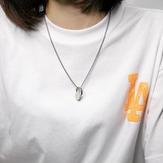반지 목걸이 조류 티타늄강 힙합 펜던트 원패 링 체인 퇴색하지 않고 알레르기를 방지