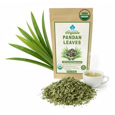 유기농 판단 잎 - 건조 판단 루즈 리프 - 고급 허브차 - 유기농 판단 잎 - 건조 판단 루즈 리프 - 고급 허브차 - 디저트 스튜 및 카레용 태국 향신료 - 자르고 체로 친 -, 1개, 1개입