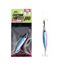 엔쵸비 핑크 낚시용품 캐스팅 25g 메탈지그