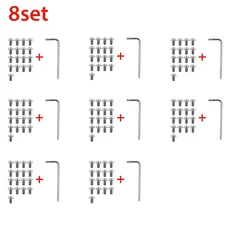 전기 스쿠터 하단 배터리 커버 나사 샤오미 M365 액세서리 스테인레스 스틸 금속 설치 렌치, 02 8 set, 02 8 set, 1개