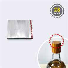 수축필름 28mm 석류병전용 52x50mm (10장) 랩 씰 밴드