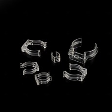 직관등 튜브 후크 조명소켓 램프 홀더 부속품 고정 소켓 원형관 형광등 전구 플라스틱 지지대 고정쇠 고리 브라켓 전등 직관램프 조명클립 간판등 파이프 원형등 클립 조명 10개묶음, B T6