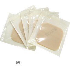 창상피복재 욕창 폼드레싱5p 밴드 반창고 10x10cm 허리 양호실 엉덩이 팔꿈치 비상용, 1개
