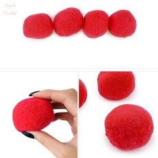 앤젤라마켓 뿅뿅이 50mm 핸드폰꾸미기, 흰색