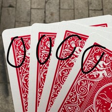 마킹덱 마술카드 파티용품 개인기용 플레잉카드, 2. 블루, 바이시클