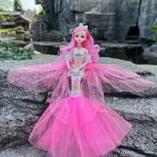 비브랜드 인어공주 인형 피규어 장난감 공주인형 인형놀이 마론 구체관절인형 50종 핸드메이드 선물 호환, 40~49cm(의상에 따라 상이), A3, 1개