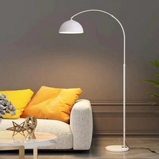 거실 거실용 각도조절 램프 침실 무드등 북유럽 조명, 화이트 화이트 아이언 12W 웜 LED