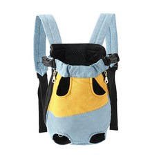 KAIROS OUTDOOR강아지 포대기 이동가방 고양이 이동장 여름 애견 산책가방 중형견 소형견 통용, 1개, 데님 블루 1개, 데님 블루