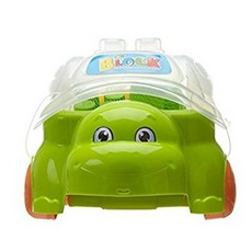 透明烏龜桶積木12pcs，兒童益智玩具，透明積木，烏龜造型，手眼協調訓練, 1個, 透明