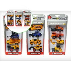 쌍문상회 덤프 자동차 미니카 건설차 포크레인 크레인 다이케스팅 sg건설미니카4P 중장비 40872EA, 타입-A